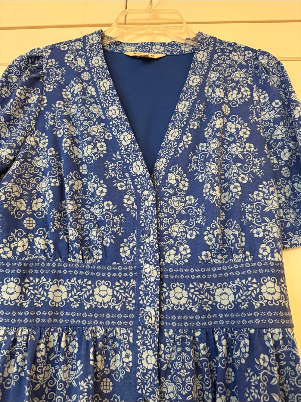 Boden Blue Floral Maxi Dress - Picture 3 of 4